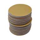 Hook Loop Pads Sanding Disc 5-Inch NO-Hole 100Pcs Aluminum Oxide Round Flocking Sandpaper for Sanding Grinder Polishing Accessories (60 80 120 180 240 320) Grit (320grit)