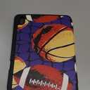 iPad A16 Case 2025 - for iPad 10th Generation Case Cute Men Boys Kids Teens Basketball Design Unique Cool Pencil Holder Auto Sleep/Wake Tablet Cover for Apple 11/10 10.9 Inch (7-Balls)