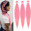 26 Inch 3 Pack Pre Stretched Braiding Hair