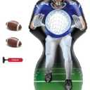 GoSports Football Toss Game for Kids - 4 ft Inflatable Receiver Touchdown Toss Game