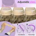 Eawwii Ash Blonde Mix Platinum Short Wavy Wig for Women Lace Hairline Bob Style Synthetic Heat Resistant - Natural Appearance for Everyday Hairstyle 14 Inch