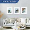 PEALSN 16x20 Picture Frame Set of 6, Display Pictures 11 x 14 with Mat or 16 x 20 without Mat for Wall Mounting Display, Poster Frames Collage for Wall Decor, White