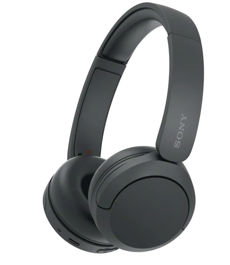 Sony WH-CH520 Wireless Headphones Bluetooth On-Ear Headset with Microphone, Black