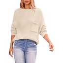 Women's Mock Neck Sweater Solid Color Pocket Pullover Sweater Mens Pullover Sweater Tall S