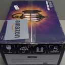 LONEDRUID Dusk to Dawn Sensor Outdoor Wall Light Fixtures Black Roman 17.71" H Exterior Wall Lantern Waterproof Sconce Porch Lights Wall Mount for House Garage Doorway, ETL Listed (Black & Gold Trim)