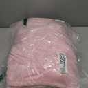 NANPIPER Fleece Blankets, Super Soft Flannel Queen Size Blanket for Bed, Luxury Cozy Microfiber Plush Fuzzy Blanket, Pink