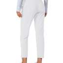 G Gradual Women's Pants with Deep Pockets 7/8 Stretch Ankle Sweatpants for Golf, Athletic, Lounge, Travel, Work (White, XXL)