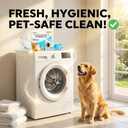 Washing Machine Cleaner Tablets, 24 Pack 1 Year Supply Deep Clean Washer Cleaner for Front Load & Top Load HE Machines, Removes Odor & Residue, Lavender Fresh Scent, Septic Safe