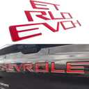 Tailgate Insert Letters Compatible with 2019 2020 2021 2022 2023 3D Emblems with Strong 3-M Adhesive Red, xflhong2