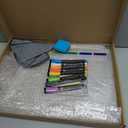 Hivillexun 3-Pack Acrylic Magnetic Dry Erase Calendar Whiteboard Set  Organize Your Refrigerator, Wall, or Fridge with Monthly, Weekly, and Daily Planners, Includes 8 Markers, Large Eraser, and Cloth