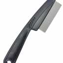 Yumflan Dandruff Comb, Stainless Steel Fine Tooth Dandruff Remover, Professional Scalp Comb Hair Comb for Kids and Adults (Black)