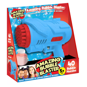 Amazing Bubble Blaster 40 Bubble Nozzles Kids Ages 5+ New