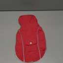 Malier Dog Winter Coat, Windproof Dog Cold Weather Coats with Real Pocket, Winter Extra Warm Pet Coat Fleece Jacket Reflective Clothes for Small Medium Large Dogs and Puppy (Red, XSmall)