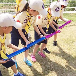 KINDEN Team Building Exercise Activities Pipeline Kit Group Games, Half Pipes Indoor Outdoor Ice Breaker Group Learning Team Work Youth Sports for Kids Teens, Children, Adults Competition Funny Games 2 Packs 10pcs Half Pipes