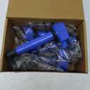 Ignition Coil Pack for Acura MDX 2001-2005 3.5L, Honda Civic 2001-2005 1.7L, Pilot 2003-2005 3.5L, Ridgeline 2006-2008 3.5L, C1460 5C1451 E1012 E340 E420 52-1789 IC520 4 Pcs (4*BLUE Coil Pack)