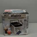 Igloo Automatic Self-Cleaning Portable Electric Countertop Ice Maker Machine with Handle, 26 Pounds in 24 Hours, 9 Ice Cubes Ready in 7 Minutes, with Ice Scoop and Basket (White)