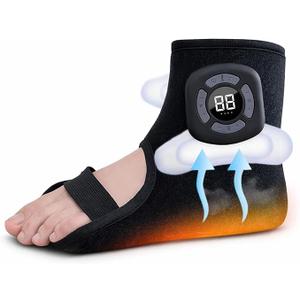 Foot 3 Airbag Massager Modes with Heat Portable Adjustable 360° Vibration Relaxation Type C Charging Ultimate Comfort Triple Method Heated Foots Massager
