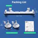 for Starlink Mini Car Mount for Dashboard, for Starlink Mini Suction Cup Mount for Dashboard & windshield, Secure Mounting Kit for Most Vehicles and Ensures Stable Driving and Satellite Signal