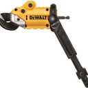 DEWALT Metal Shear/Cutter Drill Attachment, Impact Ready, 360 Degree Pivoting Head, Cuts 18GA Material (DWASHRIR)(Yellow, Black)