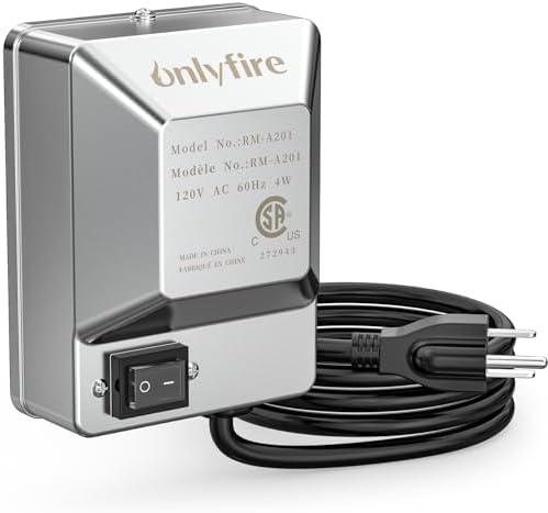 onlyfire Universal Stainless Steel Grill Electric Rotisserie Motor 110 Volt 4 Watt On/Off Switch- 30 lb. Load, OEM/ODM, Aftermarket