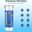 Crystala Filters Water Filter Compatible with XWFE (Built-in CHIP), Replacement for GE XWFE, XWF Refrigerator Water Filter Pack of 1