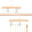 Xorim 2PCS Jewelry Holder,Necklace Hanger,Hanging Jewelry Organizer for Chains, Bracelets, Earrings