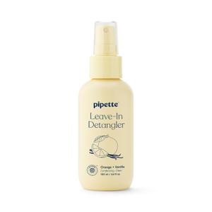 Pipette Leave-In Hair Detangler Spray for Kids, 4.4 Fl Oz, Silicone-free Detangling Spray with Squalane to Moisturize All Hair Types, Toddler and Kids Hair Products, Orange and Vanilla Scent