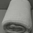 Bedsure 100% Cotton Muslin Blanket Queen Size for Bed - 4-Layer Breathable and Lightweight Thin Soft Summer Gauze Muslin Blankets for Adults, White, 90x90 Inches