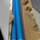 U.S. Pool Supply Pool Vacuum Hose, 8 Piece Pool Hose Set - 40" Teal Flexible Spiral Wound Connector Sections with 1.5" Male & Female Cuff Ends, Replacement Fits Most Inground Automatic Cleaner Brands