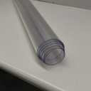 Clear Plastic Tablecloth Rectangle Vinyl Transparent PVC Table Cloths Protector Spill Oil Proof Wipe Clean Transparent Table Cover for Dining/Camping/Parties(31.5x63in/80x160cm)