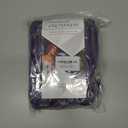 Osuntress Purple Hair Extensions 30 Inch 4 Packs, Long Pre Stretched Braiding Hair for Kids Braids, Dark Purple Synthetic Fiber total 60 Inch