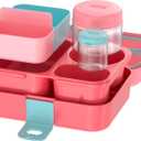 THERMOS Kids Freestyle 8 Piece Food Storage Kit, Pink/Peach