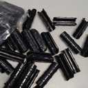 50 PCS Greenhouse Clips 3/4 inch Plastic Greenhouse Clamps 20mm Black ABS Snap Clamp Tube Clip Garden Buildings Tube Clip for Greenhouse Film Sunshade Nets Frame Shelters- Outer 0.95 inner 0.78