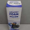 Cervical Neck Pillows with Memory Foam - Neck Pillows for Pain Relief Contour Memory Foam Pillows Ergonomic Neck Support - Adjustable Orthopedic Bed Pillows with Breathable Pillowcase for Sleeping (Standard, Grey White)