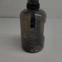 AQUAFIT 1 Gallon Water Jug with Time Marker - BPA Free 128 oz Gym Water Bottle with Straw, Handle, Gray