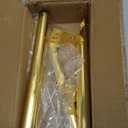 10 Inch Furniture Legs Gold Coffee Table Feet, Mid-Century Metal Furniture Leg for Sofa Cabinet Ottoman, Set of 4 Side Mounted Style Home DIY Replacement Feet