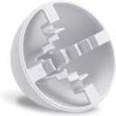 E-CAP321 Roof Vent Cap for 1.5" 2" 3" Furnace Flue Pipe PVC Vent Cap Roof Vent Cover for Outside Exhaust Vent Cap Fits PVC Flue Pipe Sizes 1.5" 2" & 3"