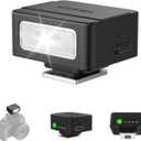ULANZI SL01 Mini Camera Flash, GN8 6500K Mini Flash Speedlite, 4 Power Levels, Compatible with Sony ZV-1/ZV-E10/Canon/Nikon/Fuji/Panasonic/Leica/Olympus, Not Fits Sony ZV-1F