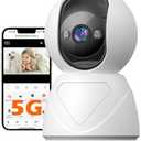 GUOANVISION 3MP Indoor Pan/Tilt Security Camera, 5G WiFi 360° Rotating Home Cameras for Baby Monitor/Pet Camera, Auto-Focus&Zoom,Motion Detection,2-Way Audio,Siren,Color Night Vision,Cloud&SD Card