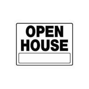 Hillman Open House Sign With Frame, 1 ct 
