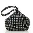 BABEYOND Women's Rhinestone Clutch Evening Bags Sparkly Glitter Triangle Purse for 1920s Party Prom Wedding: Handbags: Amazon.com
