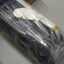PotatoLife Plastic Mesh Fence Safety Fence, 2 Roll 4'x100' with 100 Zip Ties, Resuable Temporary Netting for Garden Fencing, Construction, Snow Fencing, Animal Barrier, Poultry, Deer, Patio, Black