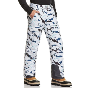 TSLA Men's Winter Snow Pants, Waterproof Insulated Ski Pants, Ripstop Windproof Snowboard Bottoms, Size M, Long