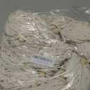 Lino Rosa Beaded Curtain for Doorway, Boho Beads Closet Curtain for Open Closet, Hanging Room Divider for Room Separation, 36" W x 80" L, Cream