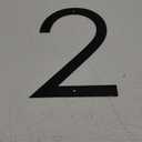 12 Inch Modern Floating House Numbers for Outside | Large Metal House Numbers for Outdoors | Black Coated Rust-Proof Home Address Numbers/Plaques | Metal Numbers