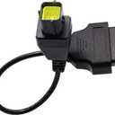 16 Pin 6 Pin OBD2 OBDII Motorcycle Diagnostic Cable Adapter Compatible with Husqvarna