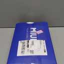 MIULEE Set of 2 Waffle Bathroom Rugs, Boho Bath Rugs Non Slip Washable, Super Absorbent Bath Mats, Ultra Soft Rubber Backed Shower Mats for Bathroom Floor, Tub, Brown, 17"x24"+17"x48"