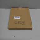 Wontree Wavy 5x7 Picture Frame White with Gold Beaded Trim, Resin Frame with Real Glass, Display 5x7 Photos Matted to 4x6, Vertical and Horizontal Desk Tabletop or Wall Hanging