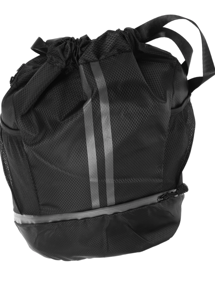 Waterproof Drawstring Bag Large Capacity Oxford Gym Bag Wet Dry Sections for Soccer Workout Travel