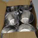 6 Pack Stainless Steel Coffee Mug with Handle, 18.5 Oz Metal Camping Coffee Cup, Unbreakable Portable Hiking Cup Tea Water Drinking Cups for Outdoor Travel, Picnics, Hot Cold Drinks